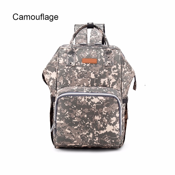 Big Capacity Mummy Diaper Backpack+USB Charg Port